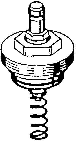 PISTON MILANO SCHELL POUR FLUSH WC vue 1