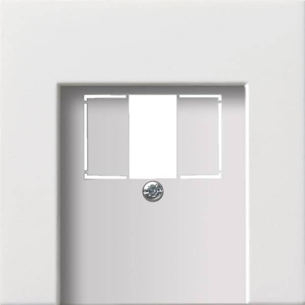 Cache pour TAE et USB Blanc brillant sans zone d'inscription vue 1