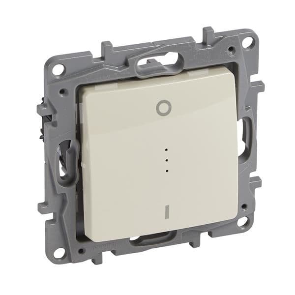 Niloé interrupteur bipolaire à voyant 20A 250V Crème à griffes vue 1