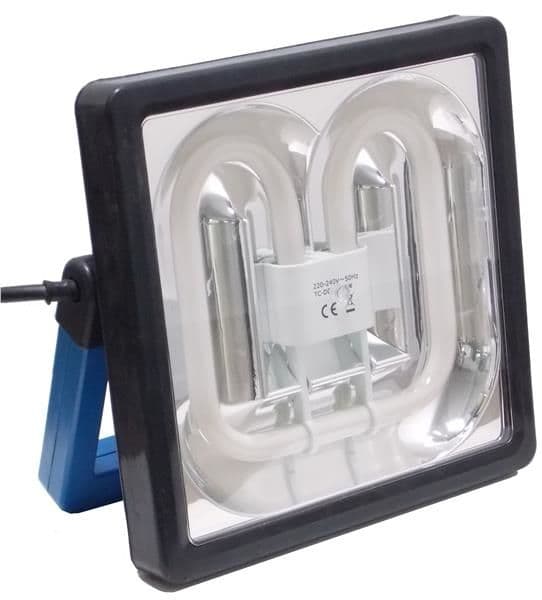 Lampe de chantier avec lampe économique 55W vue 1