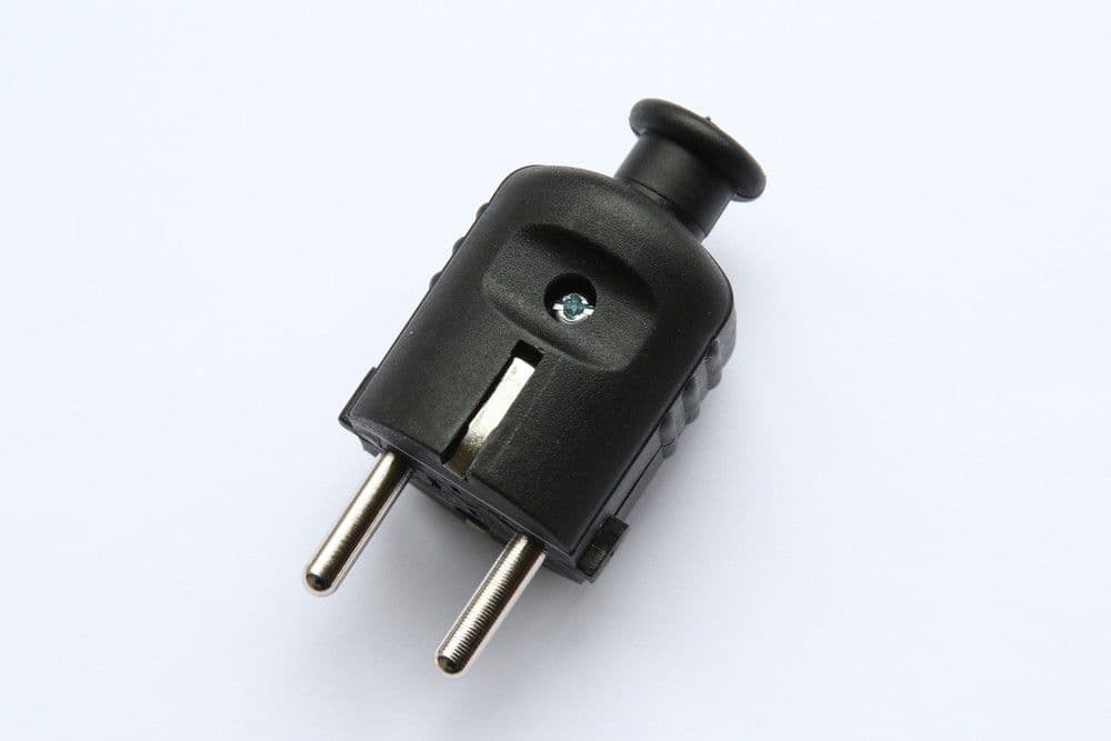 PRISE MÂLE BIP+T 16A NOIR vue 1