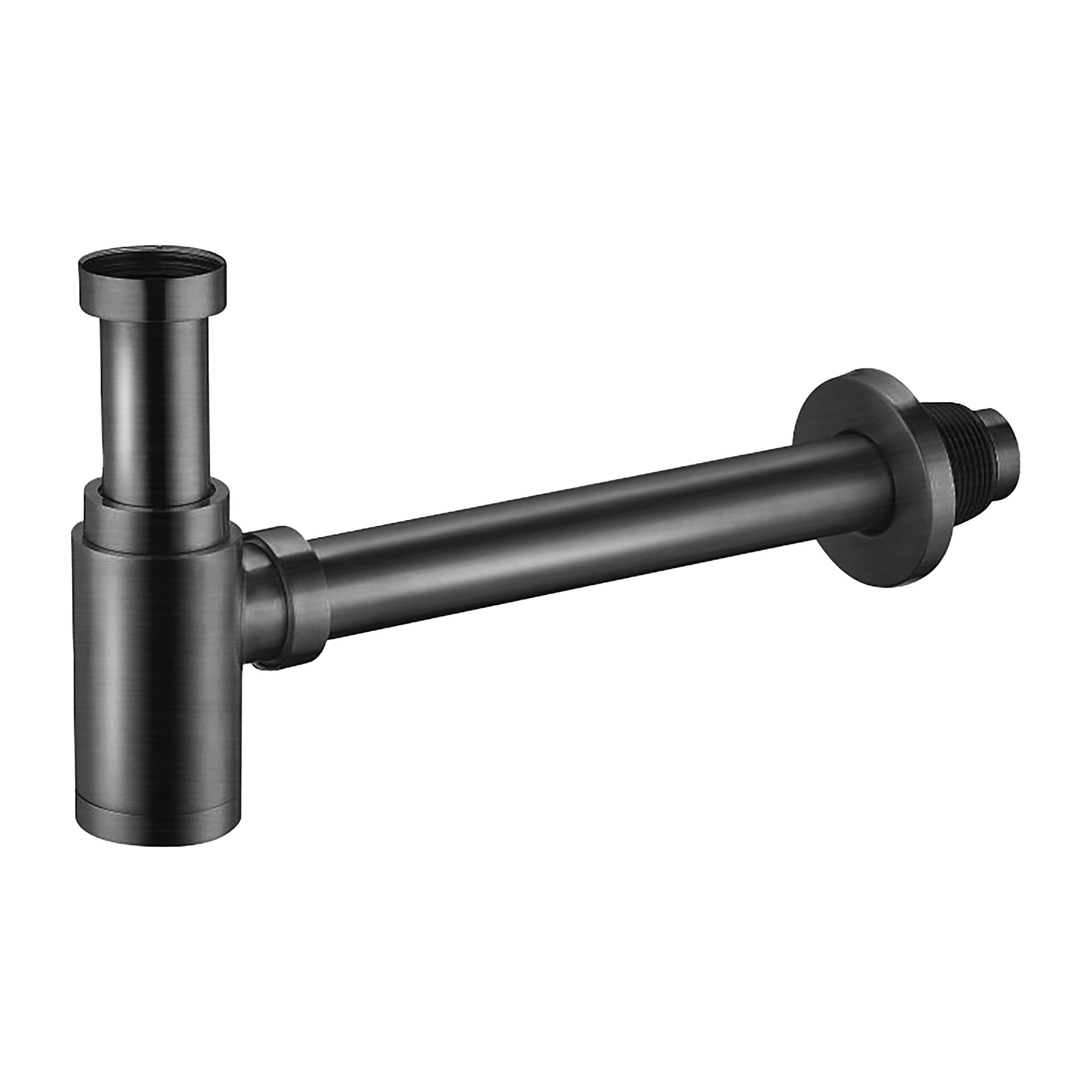 ALONI DESIGN SIPHON LAVABO EN LAITON 5/4 (33CM) - GRIS BRONZE vue 1