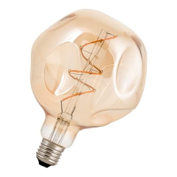 Led filament Big Baby G125 E27 3W 2200K Or 120lm gradable 230V - 240V CRI90 - 100 360° 125 x 176mm l vue 1