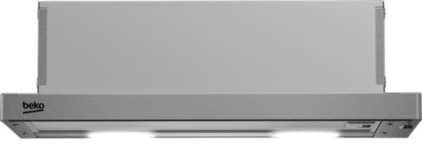 Hotte télescopique Inox 60cm 1 moteur vue 1