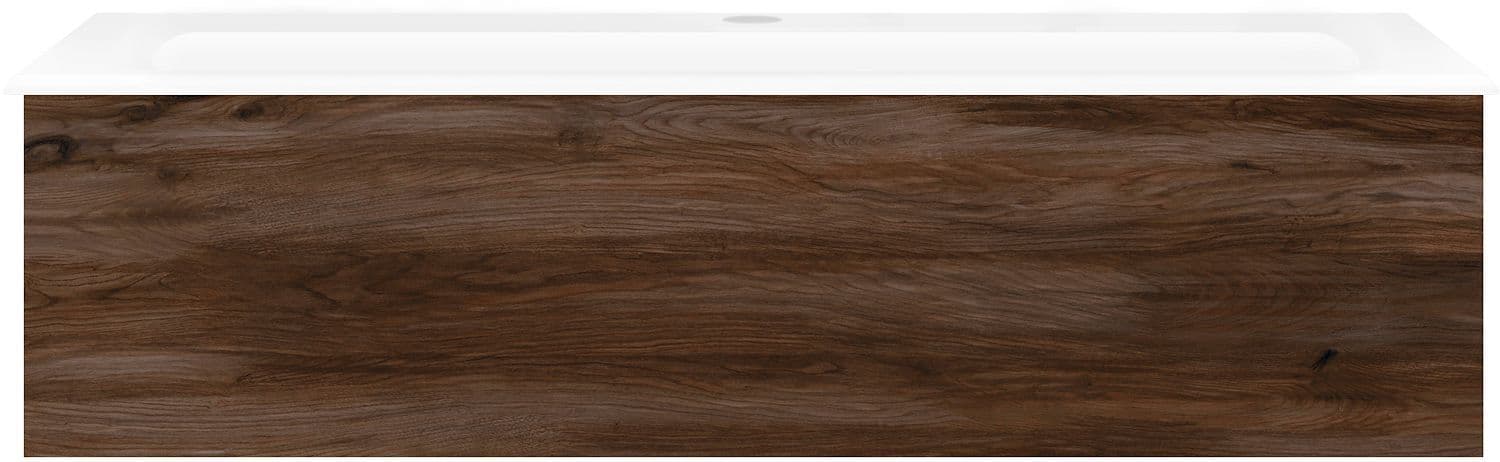 SOUS MEUBLE COFFEE 1 TIROIR 120 NOTENLAAR FLUWEEL +LAVABO PORCELAINE BLANC vue 1