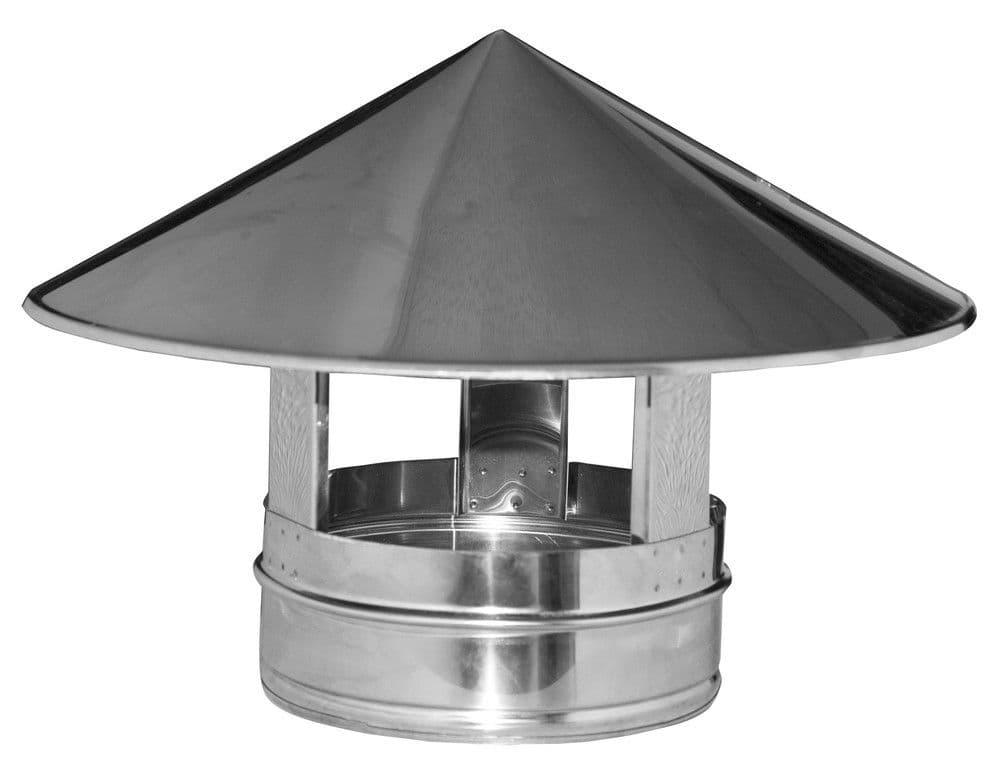 Dinak SW06 010 capuchon pare-pluie D180 inox 316L vue 1