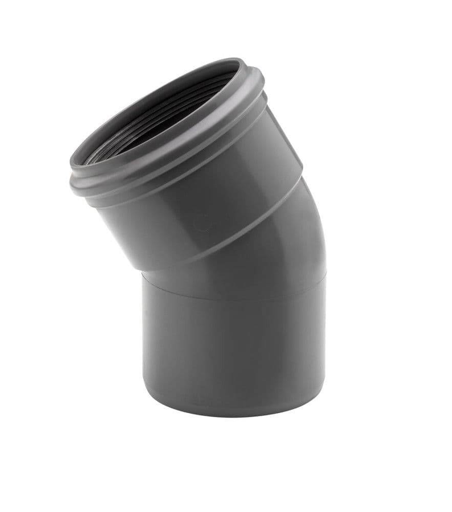 Kabelwerk Eupen Eucarigid-REGRB SN4 accessoires égout PVC coude 15° D125 mm gris vue 1