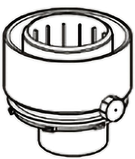 ADAPTATEUR POUR HRE ECO ACV 60/100-80/125MM AVEC PRISES DE MESURE vue 1