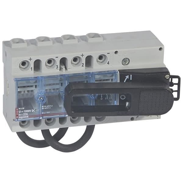 Parafoudre T1 - 1 P + N - 25 et 35kA 1.5kV - Uc 350V - 4 modules vue 1