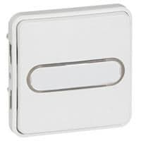 Artic poussoir lumineux porte - étiquette 10AX 250V Blanc antibactérien vue 1