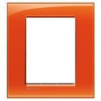 LivingLight - plaque rectangulaire 3 + 3 modules Orange vue 1