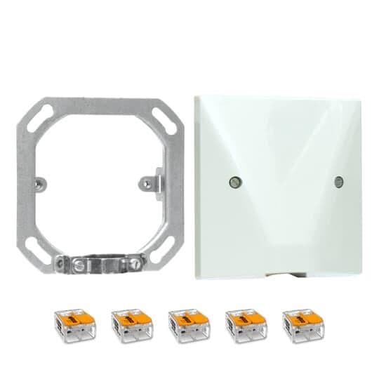 Boîte de raccordement pour connections fixes 3 pôles + N + T avec bornes Wago 6mm² Gris vue 1