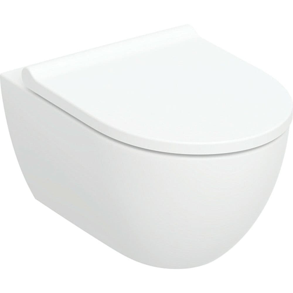 Geberit Acanto set WC suspendu à fond creux TurboFlush siège soft close blanc vue 1