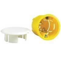 Boîte d'encastrement cloisons creuses ronde diamètre 40mm pour applique vue 1
