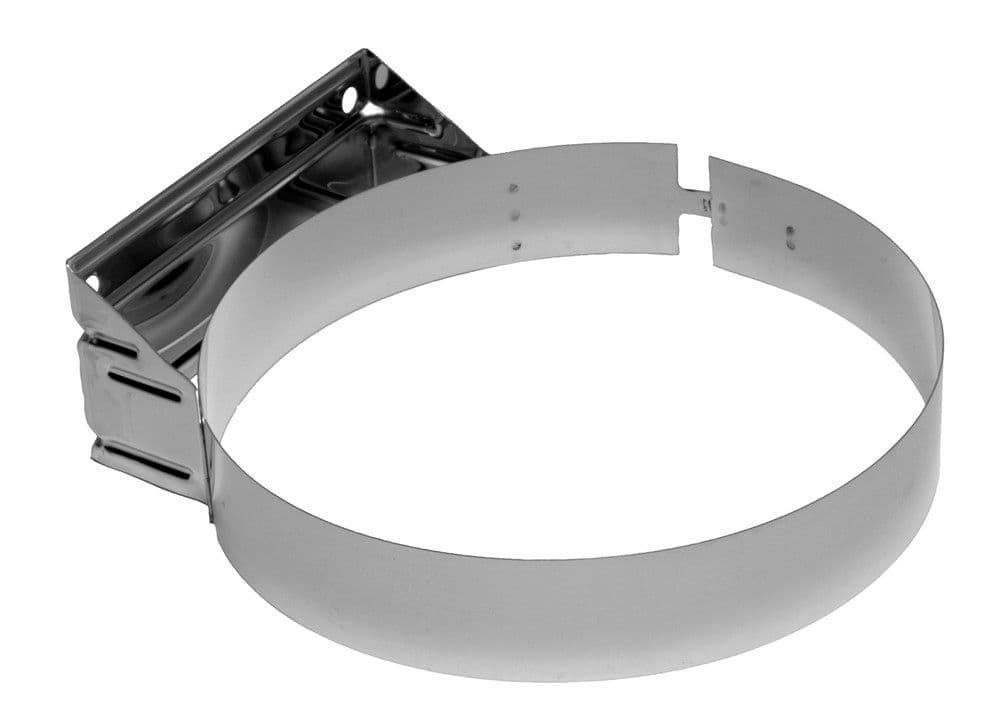 Dinak SW 086 collier mural plat D200 inox 304 vue 1