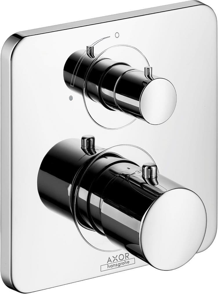 SET DE FINITION THERMOSTAT + ROBINET D'ARRET CITTERIO M HANSGROHE CHROME vue 1