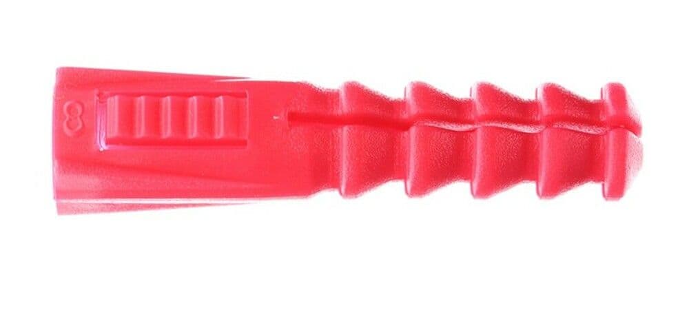RAM chevilles universels en polyéthylène R8 rouge 1000 pièces vue 1