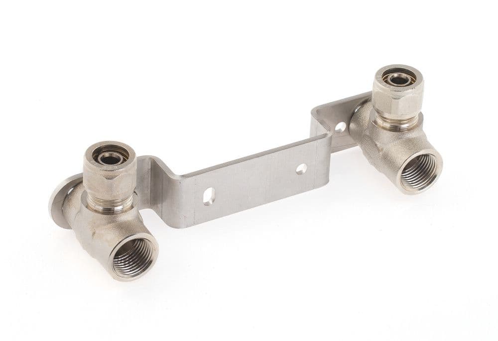 SYSTEMPEX gabarit montage PEX-Alu à serrer x serrer D16 x 1/2"F 150mm vue 1