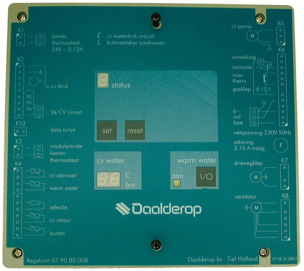 CIRCUIT IMPRIME DAALD. COMBI BC/CCL/CF vue 1