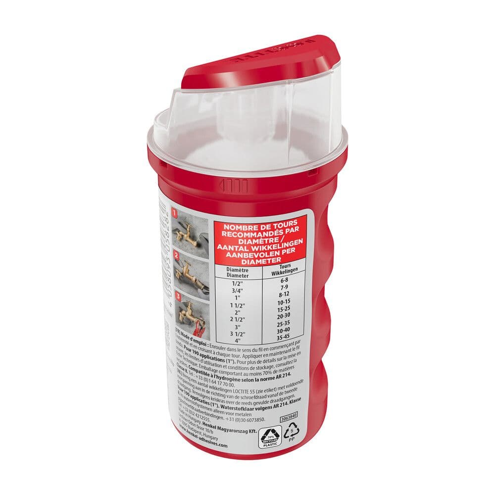 Loctite 55 fibre d'étanchéité des raccords filetés 160 m vue 1