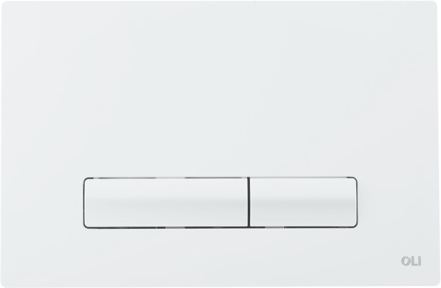 PLAQUE DE COMMANDE 2 TOUCHES GLAM OLI BLANC vue 1