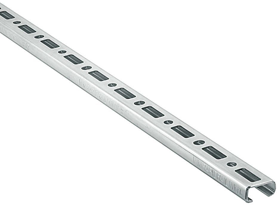 GALVA MONTAGERAIL LENGTE 2M PER LENGTE vue 1