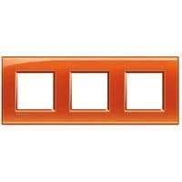 LivingLight - plaque rectangulaire 3 x 2 modules 71mm Orange vue 1