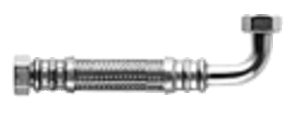 Tuyaux d'alimentation gaine tressée écrou Fxcoude/écrou F D13 3/4" FF L1000mm vue 1