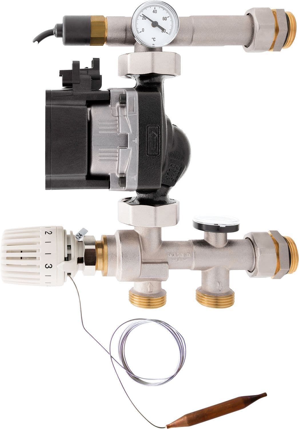 UNITE DE MELANGE AVEC POMPE POUR COLLECTEUR CHAUFFAGE SOL D-FLOOR vue 1