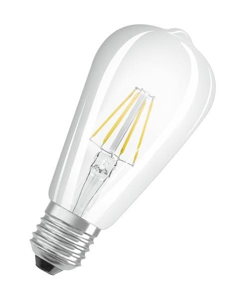 Lampe Led superstar plus classic Edison filament 60 5.8W / 4000K E27 vue 1