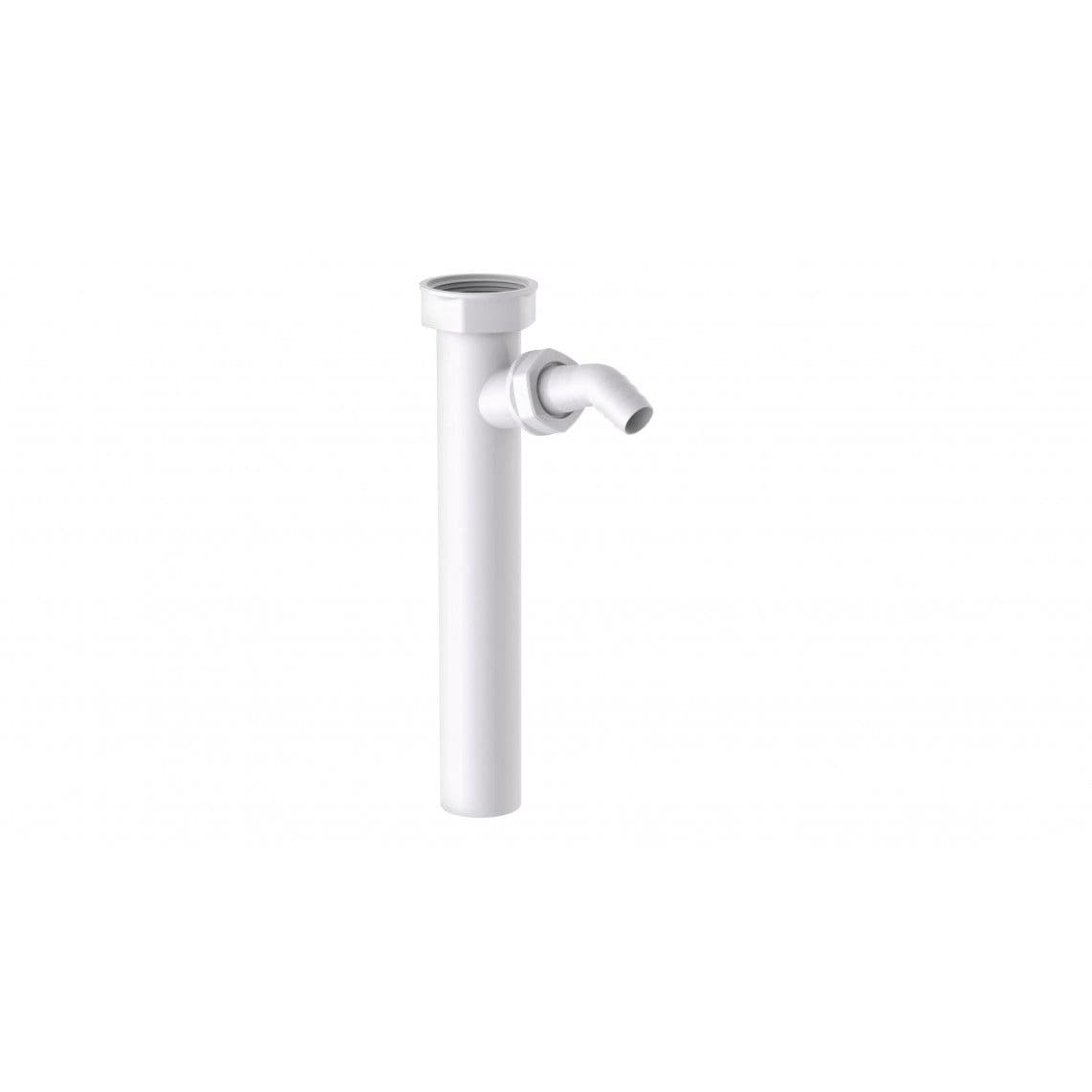 98837348 KS tube plongeur, blanc, 1 1/2" F x 250 mm, pour DN 40 mm siphon, avec 3/4" Raccordement de l'appareil vue 1
