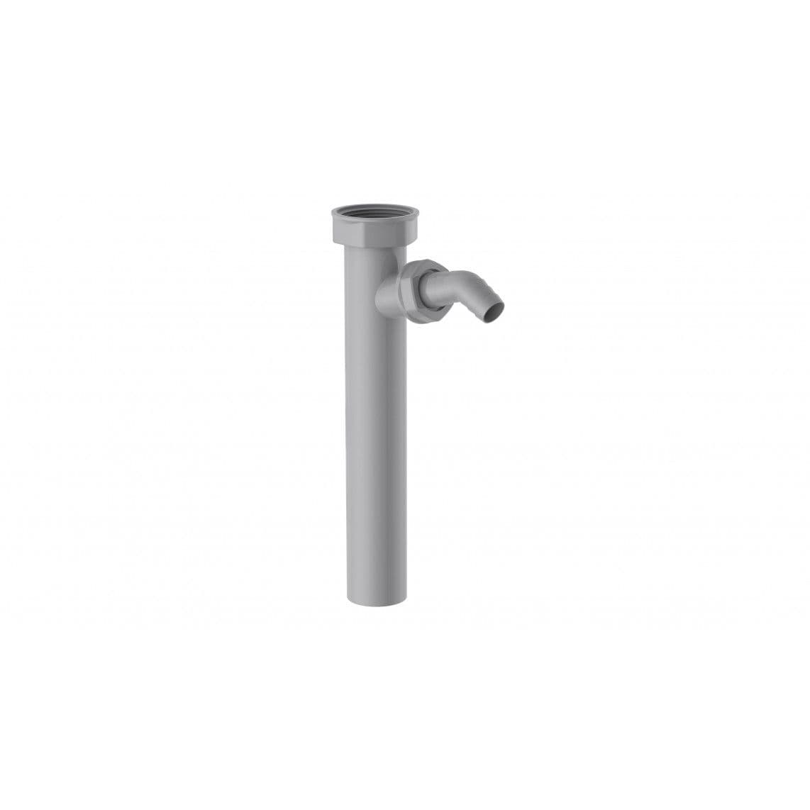 98837349 ECO-SAVE KS tube plongeur, Gris, 1 1/2" F x 250 mm pour DN 40 mm siphon, Gris, avec 3/4" Raccordement de l'appareil vue 1
