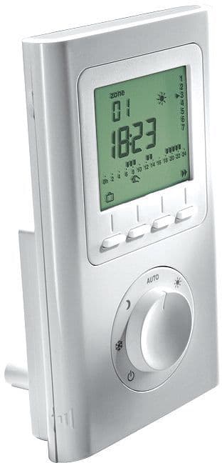 THERMOSTAT D'AMBIANCE LCD FILAIRE AVEC MINUTERIE HEBDOMADAIRE vue 1