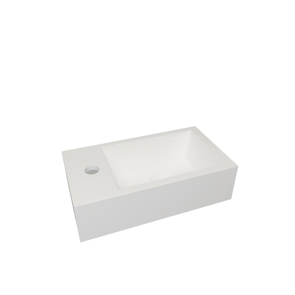 GO Van Marcke Valencia lave-mains 400 x 220 mm trou de robinet à gauche vue 1