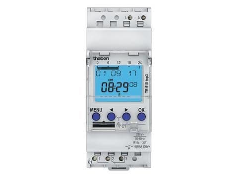 Horloge digitale 24h / 7 jours 230V 50 - 60Hz 1CO 16A vue 1