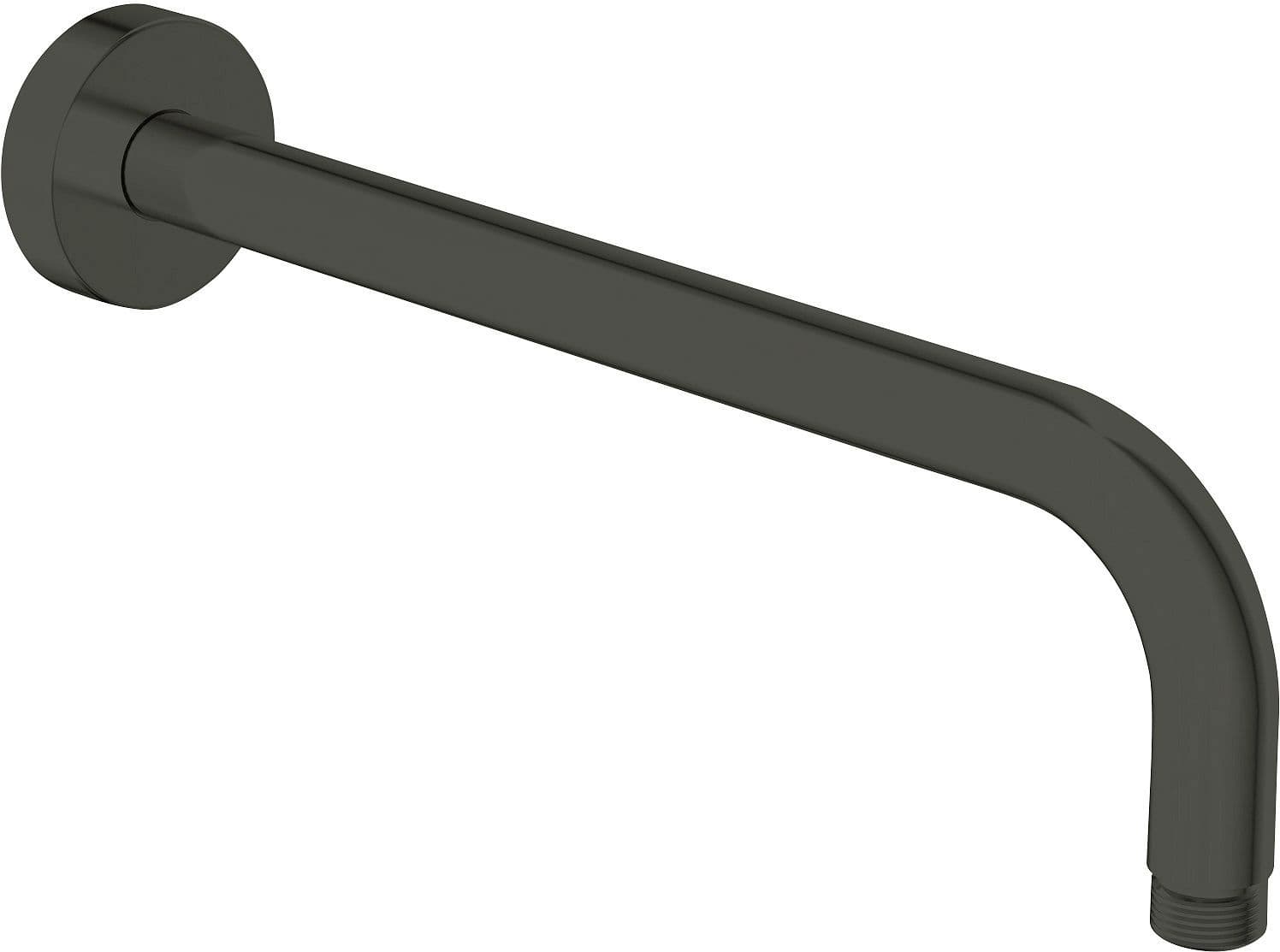 BRAS DE DOUCHE MURAL JOY IS 400MM BRUSHED GUN METAL vue 1