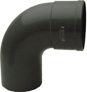 COUDE PVC GRIS FONCE EEP ROND 87° 100MM vue 1