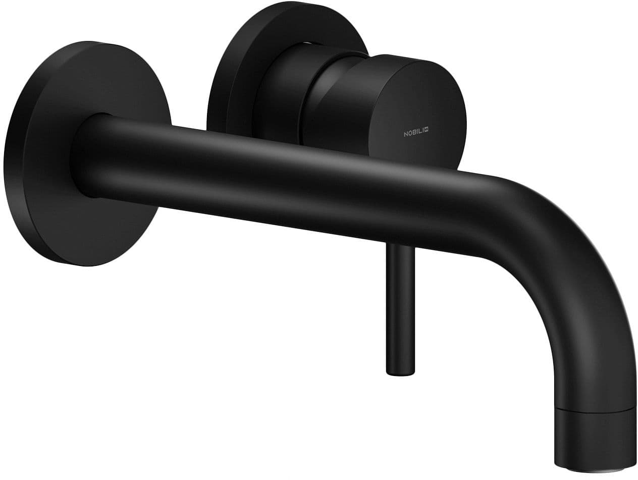 SET DE FINITION MITIGEUR LAVABO LIVE NOBILI 200MM NOIR MAT vue 1