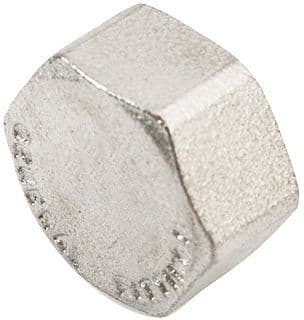 BOUCHON FILETE LAITON 1/2" F CHROME vue 1