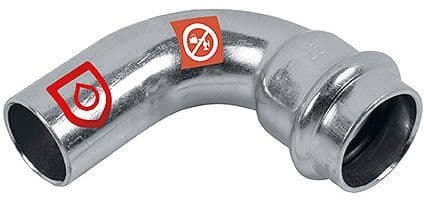 COUDE MF 90° 28MM ACIER CARBONE FRABO vue 1