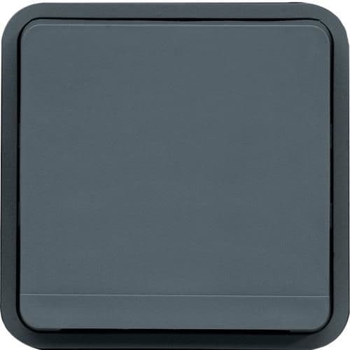 Prise Cubyko, Grise, 16A - 250V, 2 pôles + T, quickconnect vue 1