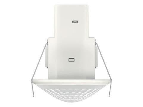 Détecteur de mouvement Blanc encastré 360° 1 canal 8m IP54 80W Led vue 1