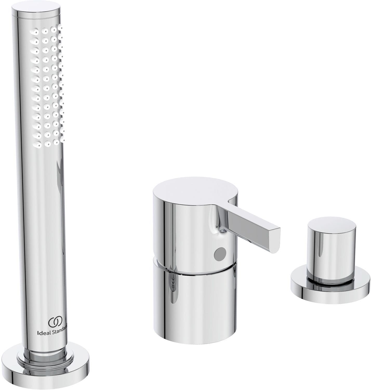 3TROU MELANGEUR BORD DU BAIN POUR REMPLISAGE PAR TROP-PLEIN JOY IS CHROME vue 1