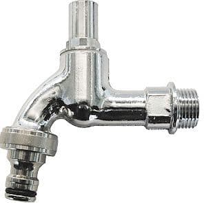 ROBINET DOUBLE SERVICE POUR CLE CHROME 1/2" (CLE PAS INCLUS) vue 1