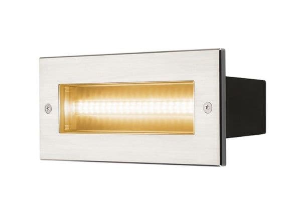 Encastré mural extérieur Brick, Led, 3000K, Inox, IP67, 230V, 950lm 10W vue 1