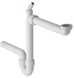 SIPHON EVIER PP GEB.6/4"-40MM 1BAK vue 1
