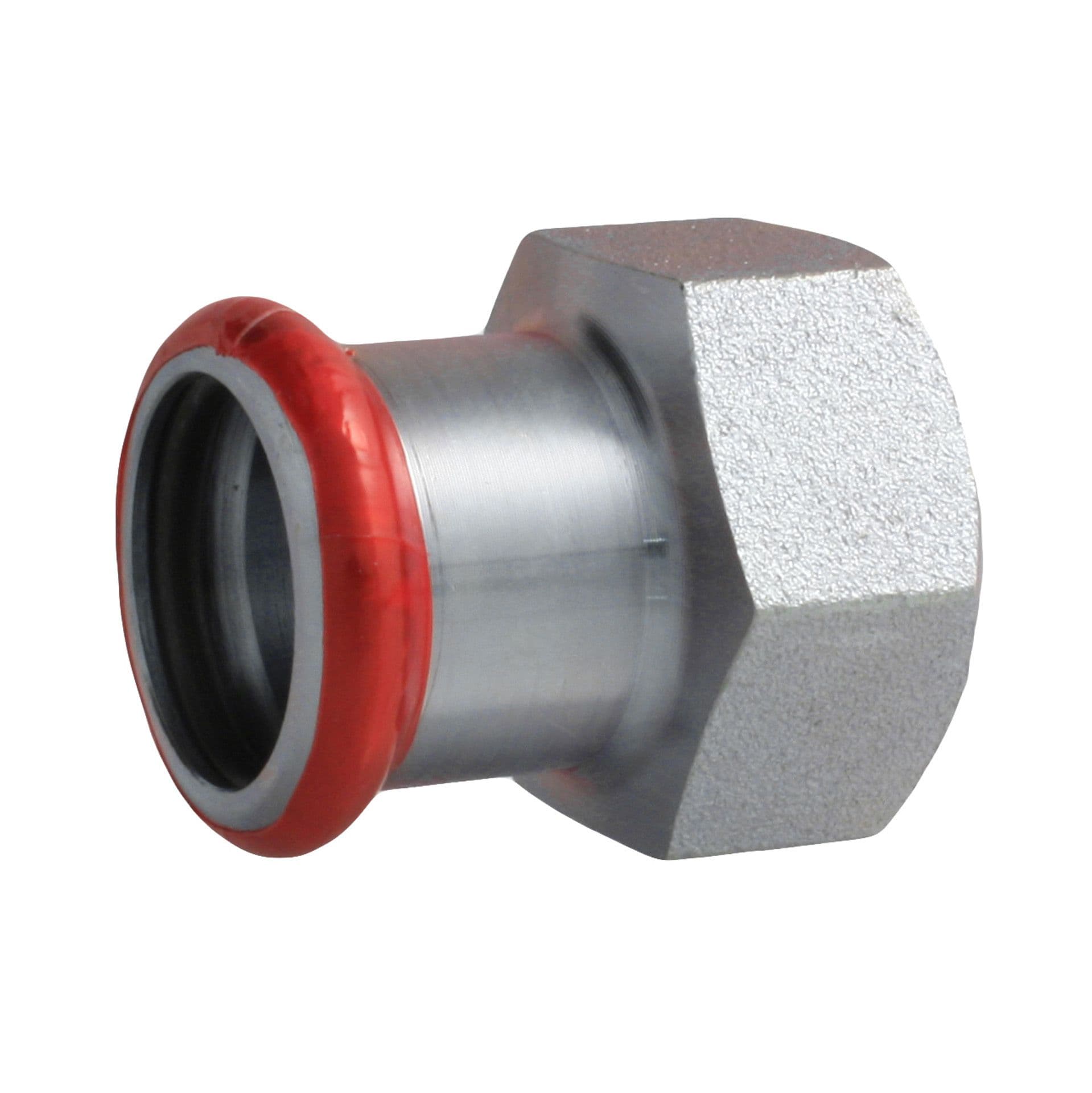PRESS ACIER 'M 'GALVANISÉ RACCORD DROIT F3/4 X 15 MM C80QCLBP vue 1