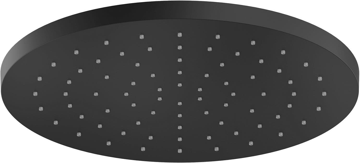 DOUCHE DE TETE UNIVERSEL NOBILI 250MM SANS BRAS NOIR MAT vue 1
