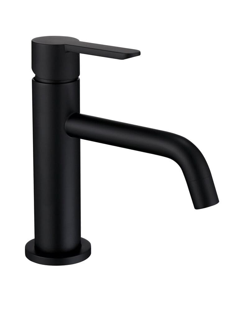 Lana Black mitigeur lavabo avec bec fixe avec click-clack vue 1