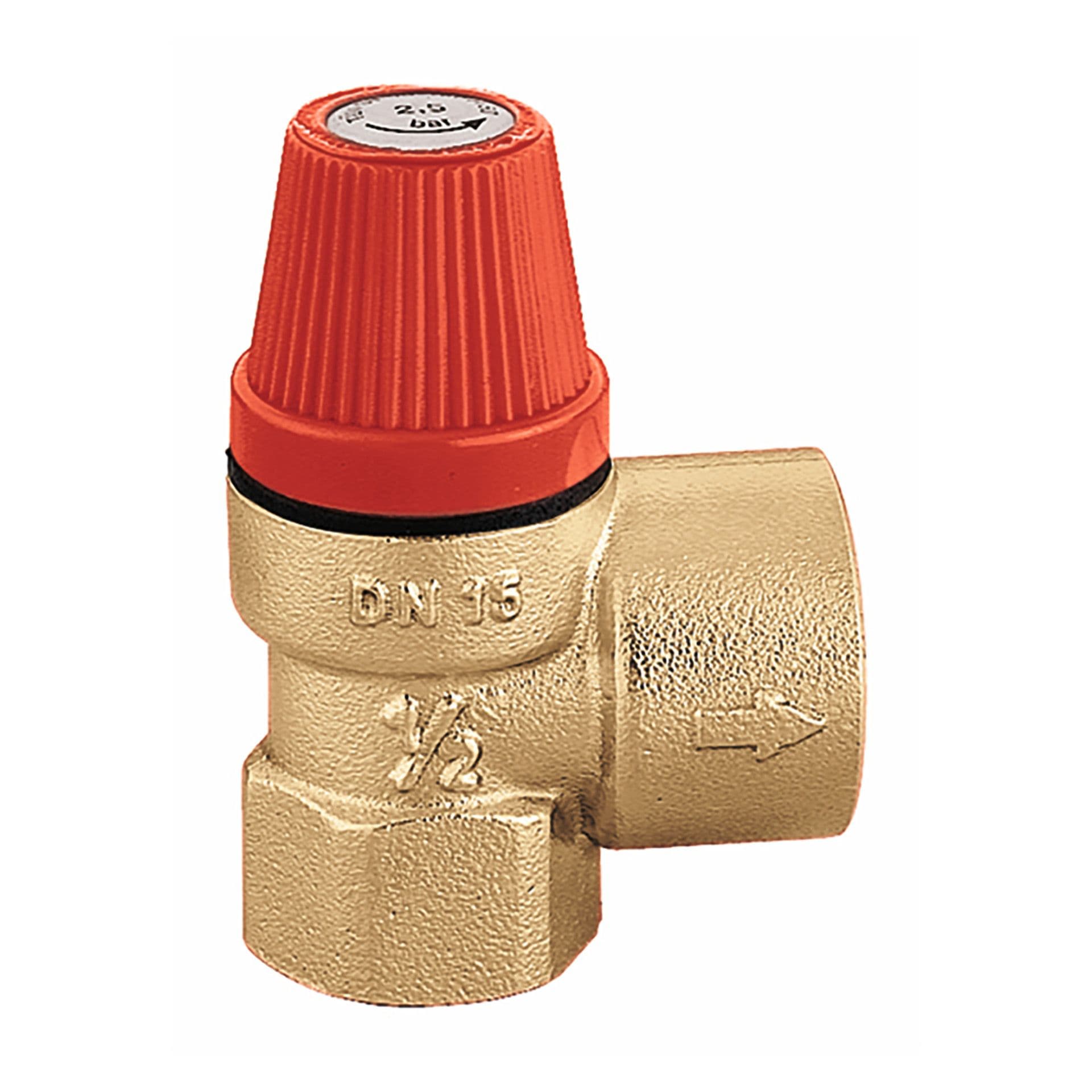 SOUPAPE DE SÉCURITÉ POUR LE CHAUFFAGE 1/2 X3/4 3 BARS 532043 vue 1